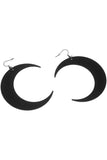 Killstar Luna Earrings (Black)