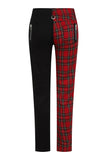 Banned Apparel Half The Damage Tartan Trousers