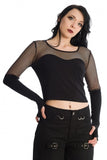 Banned apparel Dream Me Mesh Top