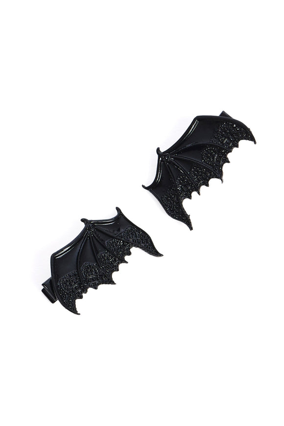Banned Apparel Batwing Hair Clips