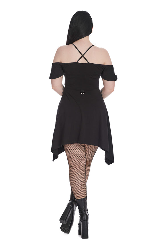 Banned Apparel Witching Your Thoughts Off Shoulder Dress
