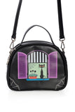 Banned Apparel Window Cat Shoulder Bag