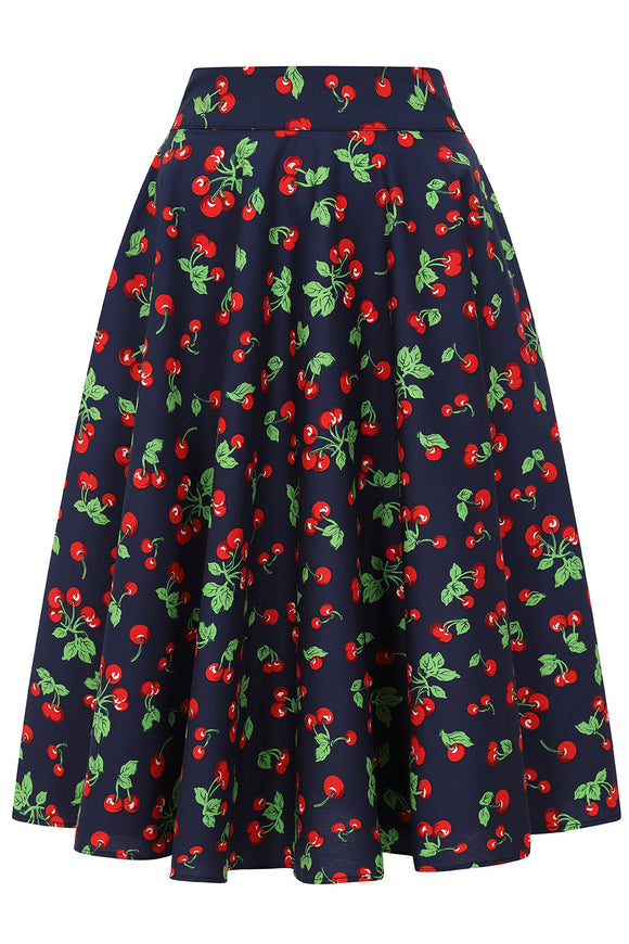 Banned Apparel Cary Cherry Swing Skirt