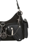 Banned Apparel Gun Metal Sorcerer Pentagram And Cross Chain