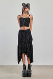 Banned Apparel Dark Angel Lace Up Skirt