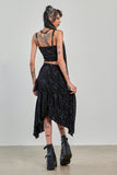 Banned Apparel Dark Angel Lace Up Skirt