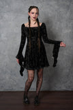 Banned Apparel Sanctum Velvet Dress [Black]
