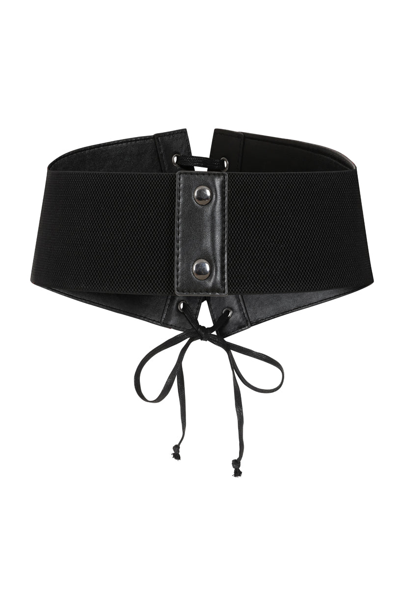 Banned Apparel Crimson Thorn Rose Corsette Belt
