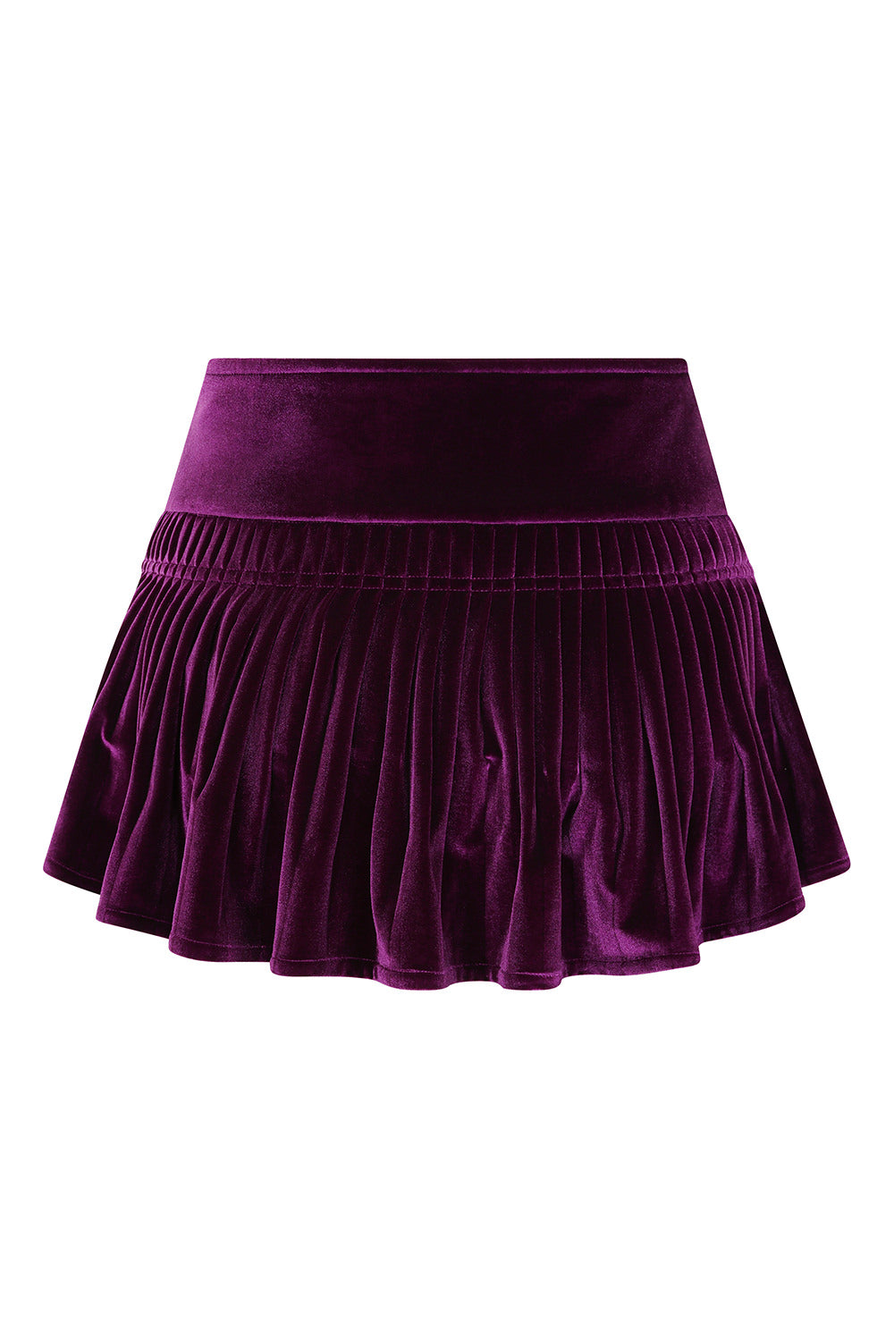 Banned Apparel Nightfall Velvet Skirt [Purple]