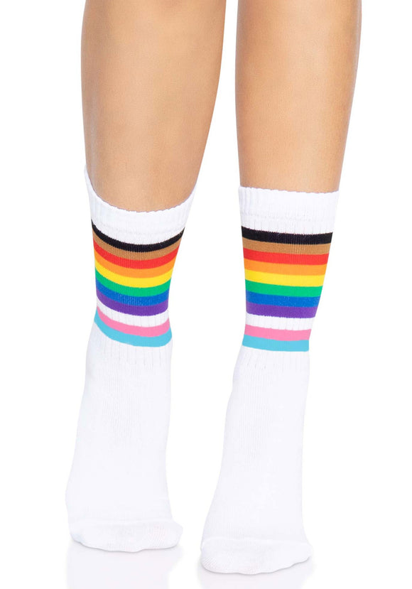 Leg Avenue Pride Crew Socks 3014