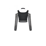 Dark In Love Alternative Net Splicing Top TW304