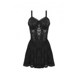 Dark In Love Punk Spider Mesh Dress DW744