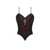 Dark In Love Romantic Heart Velvet Corset Top CW092