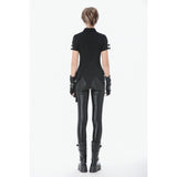 Dark In Love Ruptured Lace Up Punk Shirt IW139