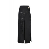 Dark In Love Punk High Slit Long Skirt KW161