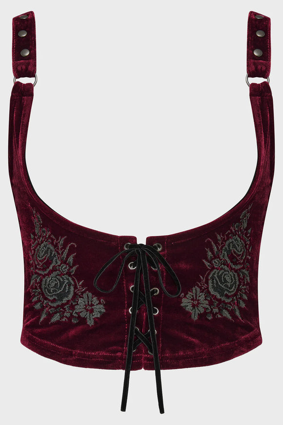 Killstar A Devil's Rose Underbust Corset Top