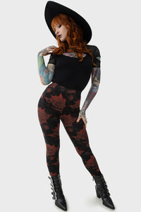 Killstar Blood Rose Leggings