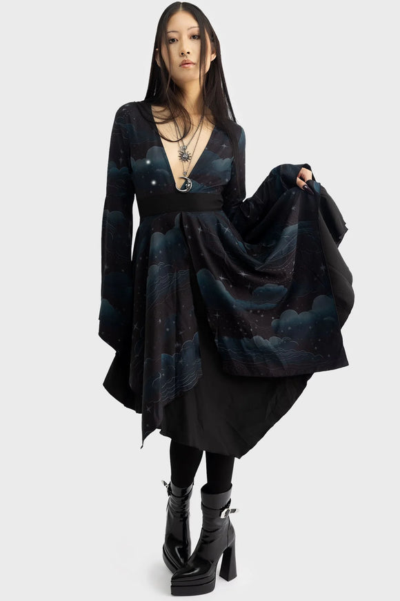 Killstar Dreamanicon Midi Dress