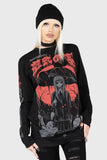 Killstar Funeral Time Long Sleeve Top