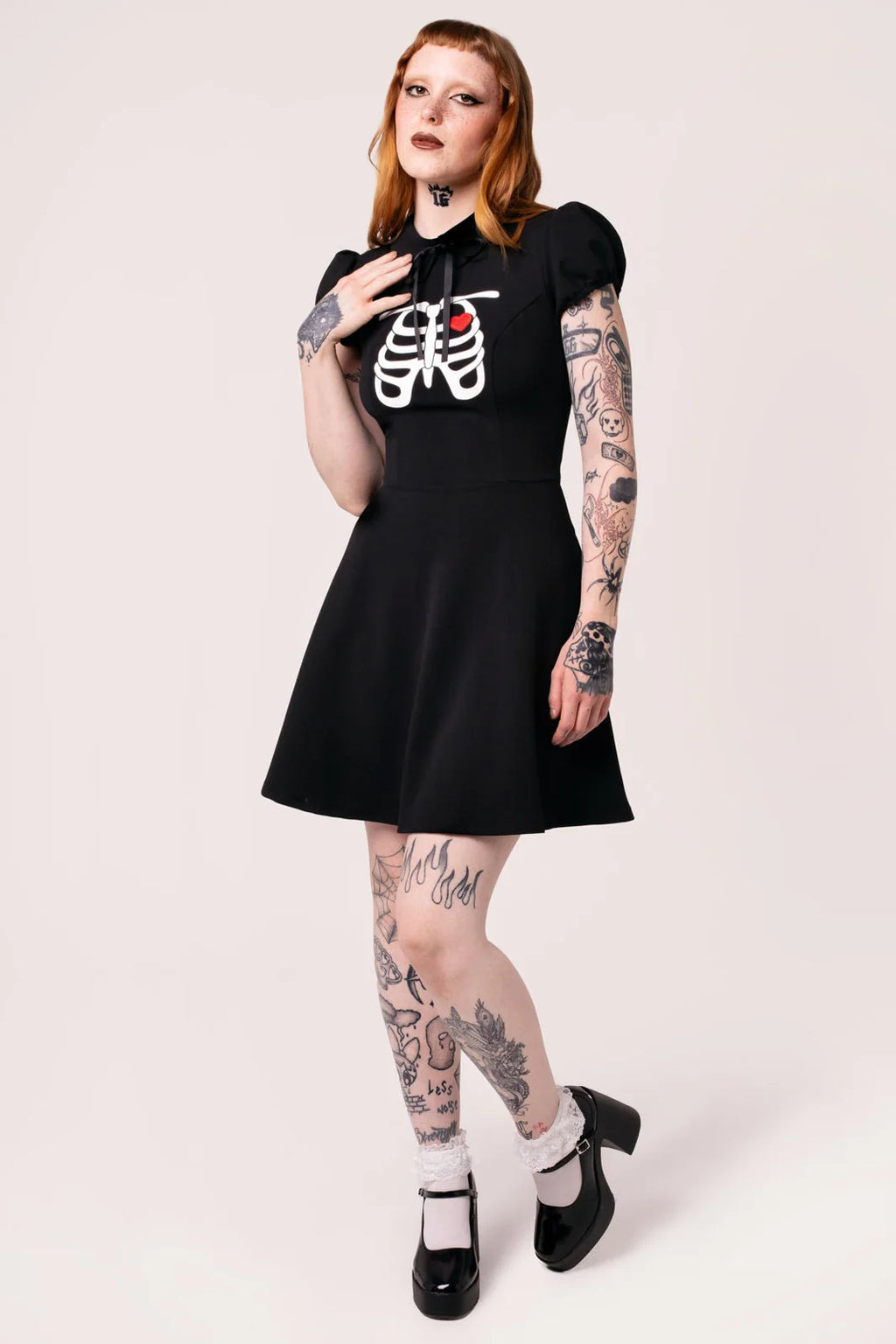 Hell Bunny Skeleton Girl Dress