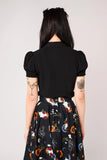 Hell Bunny Ghost Flower Blouse