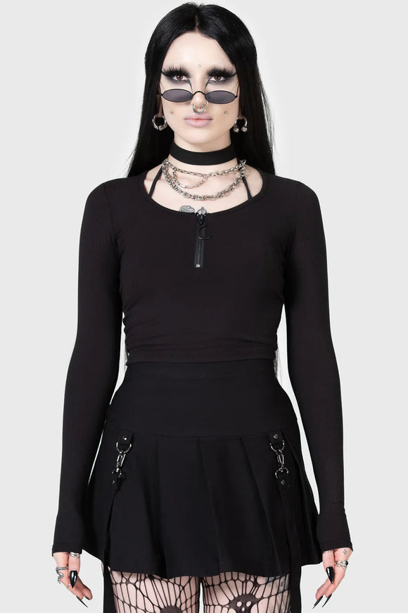 Killstar Lune Sting Ribbed top