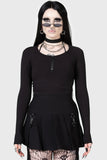 Killstar Lune Sting Ribbed top
