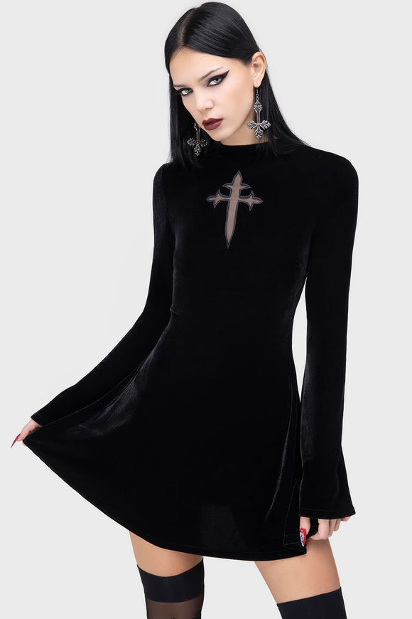Killstar Serenade Of Shadows Mini Dress