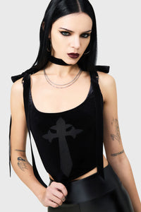 Killstar Shadowkin Corset Top