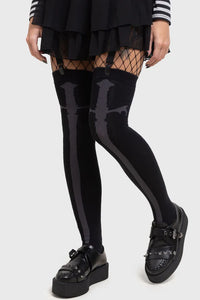 Killstar Swordstorm Knee High Socks