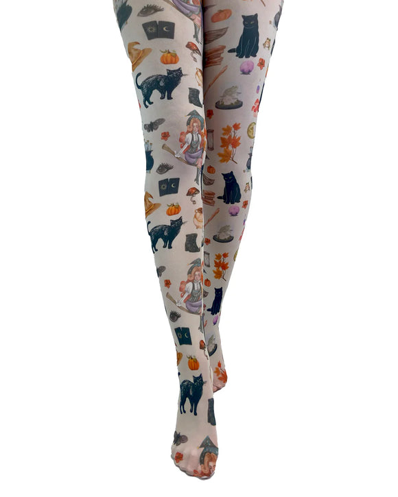 Pamela Mann Spells & Potions Printed Tights