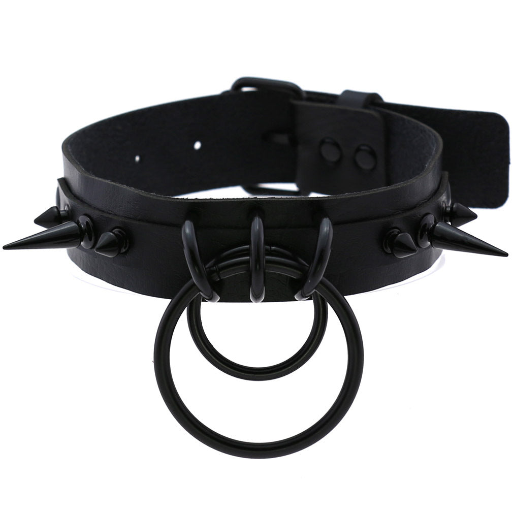 Bullet 69 Spike Ring Neckband
