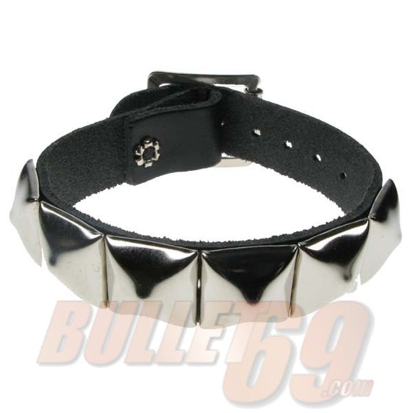 Bullet 69 1 Row Pyramid Stud Wristband