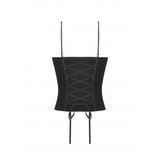 Dark In Love Romantic Heart Velvet Corset Top CW092