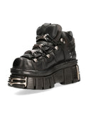New Rock Tower Ankle Boot Black M-106-S112