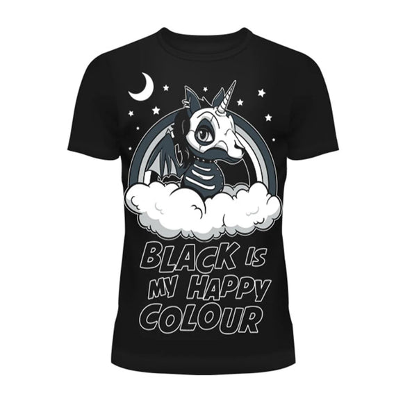 Chemical Black Black Is My Happy Colour T-Shirt