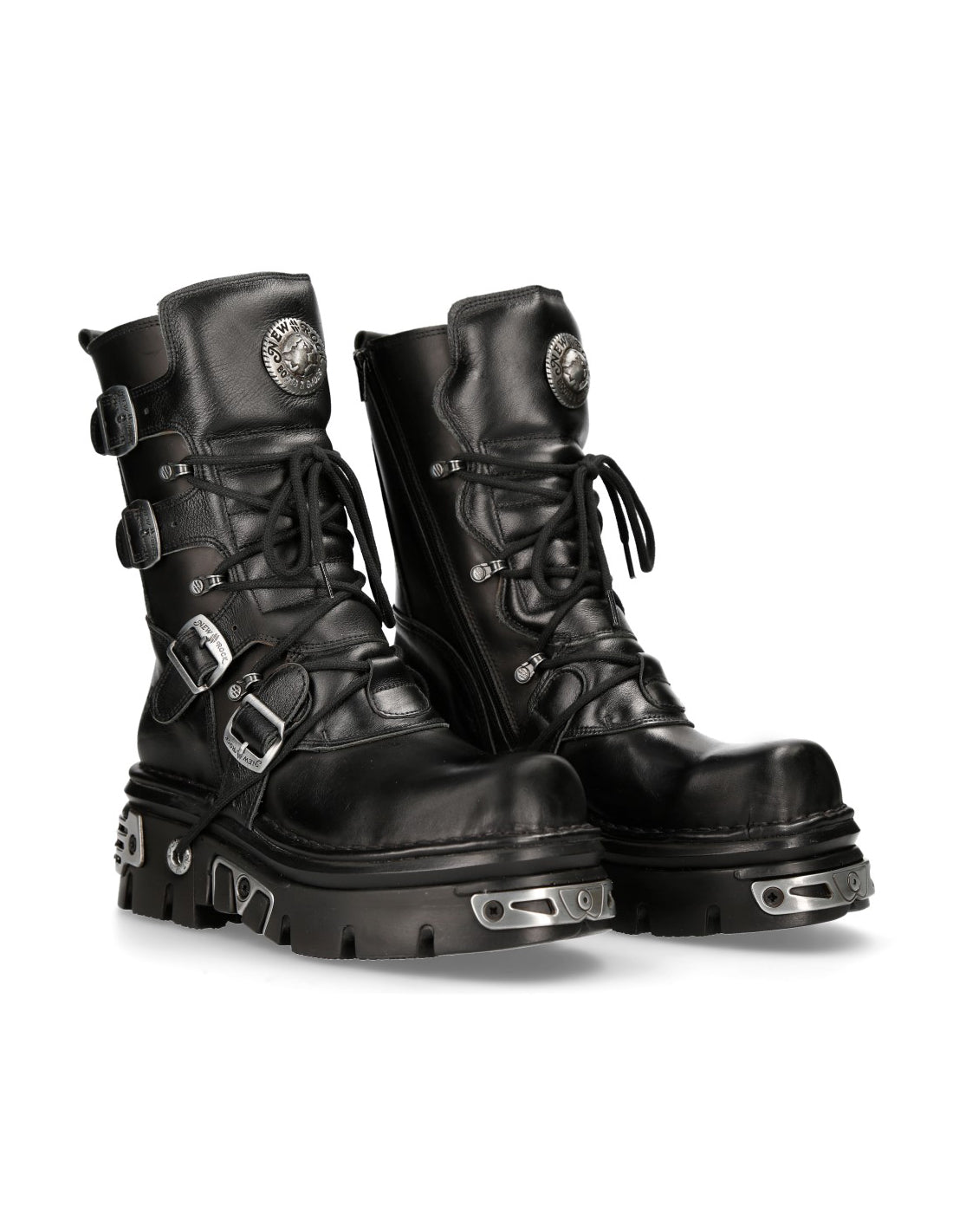New Rock Reactor Black Boot M-373-S4