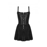 Dark In Love Punk Spider Mesh Dress DW744