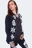 Jawbreaker Magic Symbols Reverse Cardigan