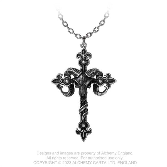 Alchemy England Cross Of Baphomet Pendant