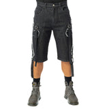 Poizen Industries  Crux Noctis Shorts [Black Stonewash]