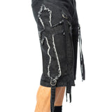 Poizen Industries  Crux Noctis Shorts [Black Stonewash]