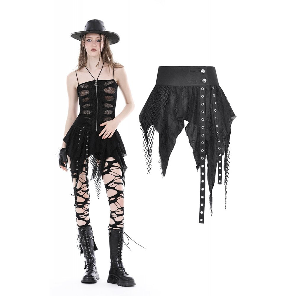 Dark In Love Vivian Irregular Mini Skirt KW323