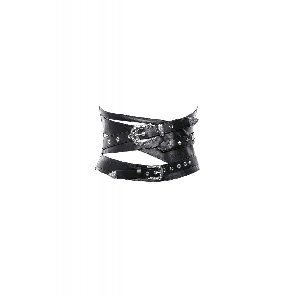 Dark In Love Punk metal Buckle Corset Belt CW072