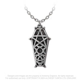 Alchemy England Hex Coffin Pendant