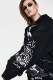 Jawbreaker Skull Moon Oversized Hoodie