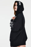 Jawbreaker Skull Moon Oversized Hoodie