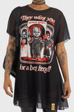 Killstar Universal Chucky I'm Your Friend To The End Longline Top