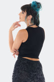 Jawbreaker Gothic Pentagram Strap Crop Top