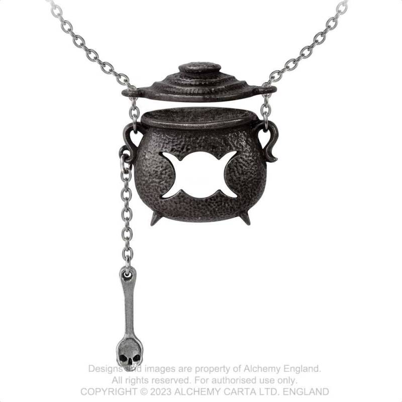 Alchemy England Witches Cauldron Pendant